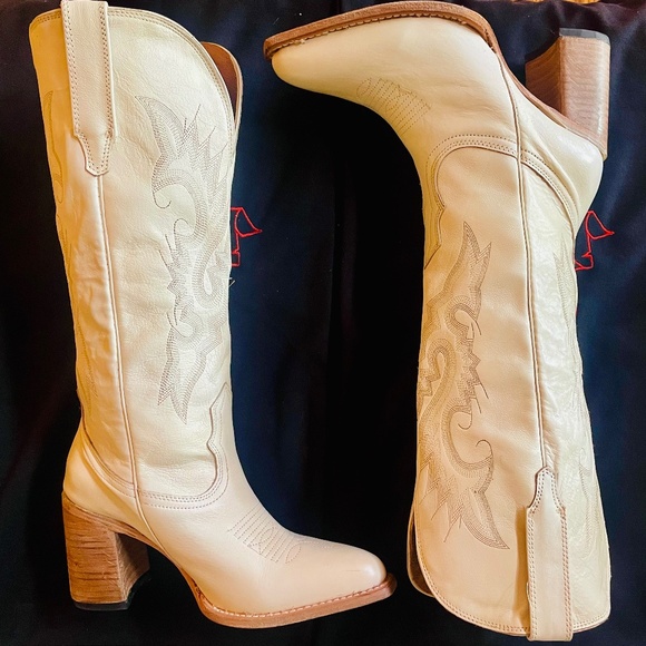 Freebird Jackson White Boots - Picture 1 of 5